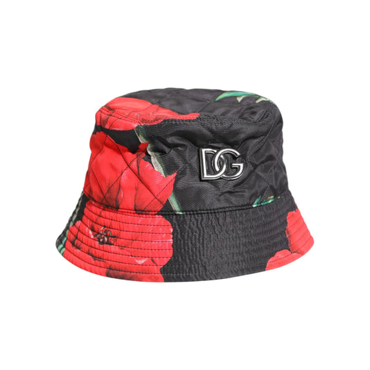Dolce & Gabbana Multicolor DG Plaque Wide Brim Bucket Hat HAT9763-57