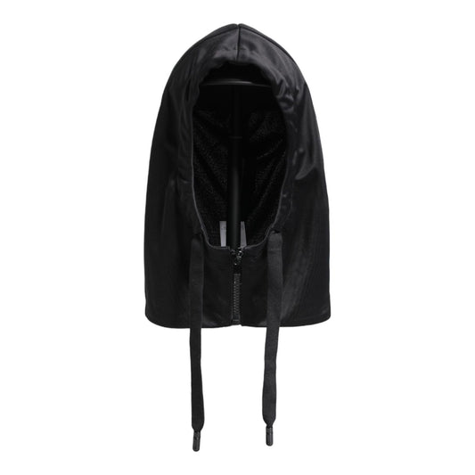 Dolce & Gabbana Black Polyester Whole Head Wrap Hat HAT9818-57
