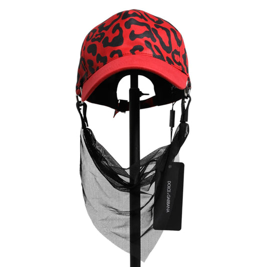 Dolce & Gabbana Red Cotton 6 Panels Women Baseball Cap HAT9841-57