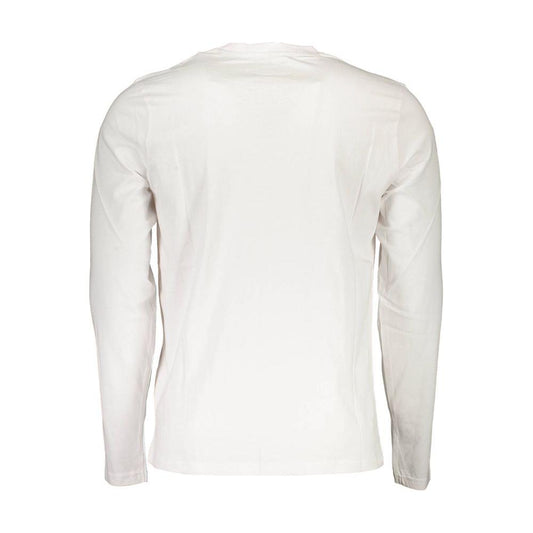 North Sails White Cotton Men TShirt North Sails Beige