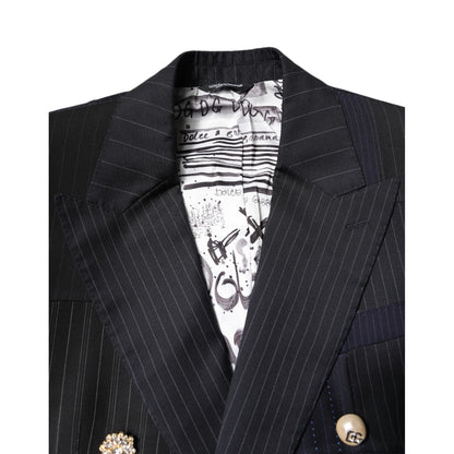 Dolce & Gabbana Multicolor Patchwork Jacket Coat Suit Blazer