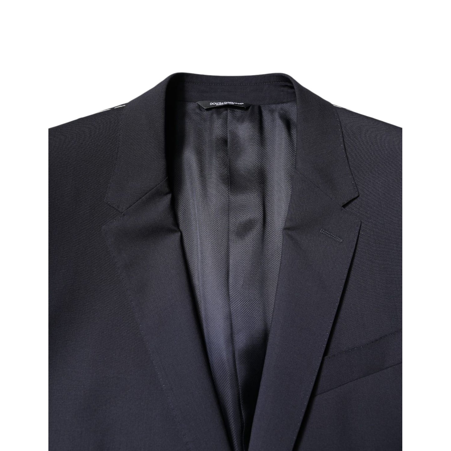 Dolce & Gabbana Black MARTINI Single Breasted Coat Blazer