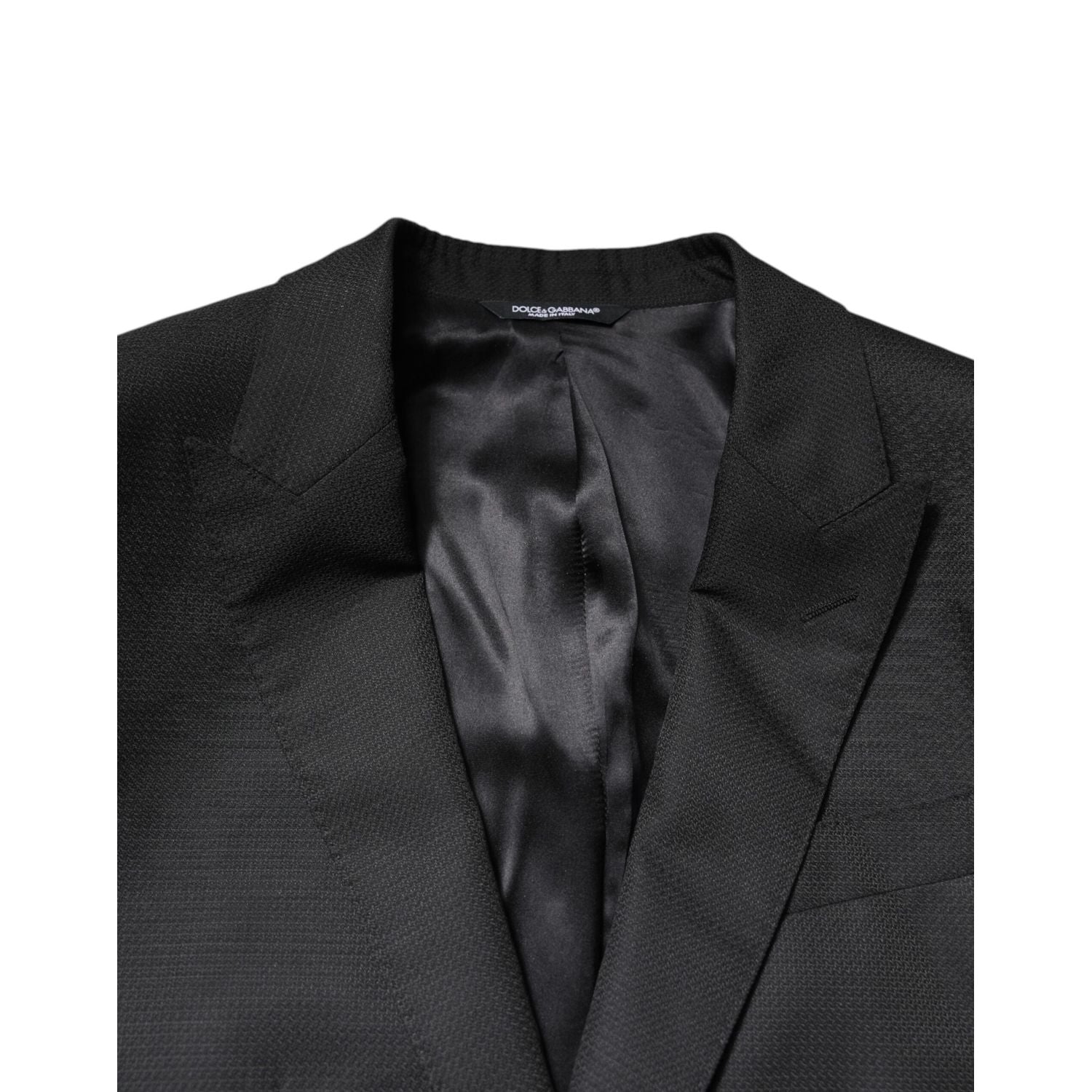 Dolce & Gabbana Black Single Breasted Formal 2 Piece Suit