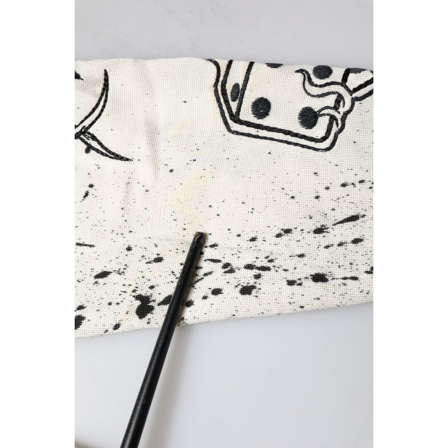 Dolce & Gabbana White Logo Angel Print Women Pullover Sweater