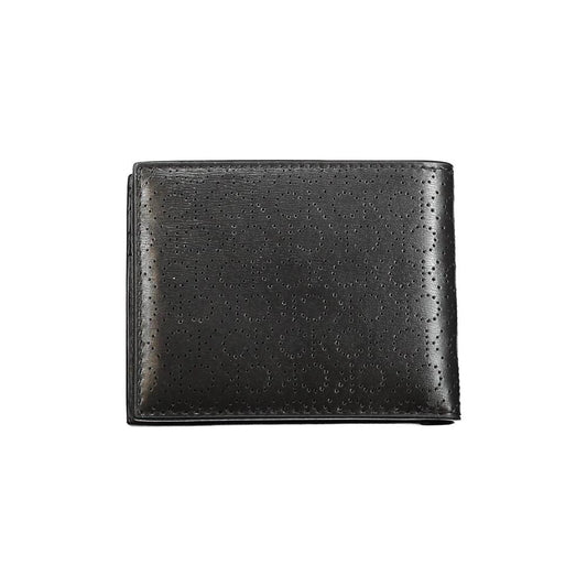 Calvin Klein Black Leather Wallet Calvin Klein Dark Slate Gray