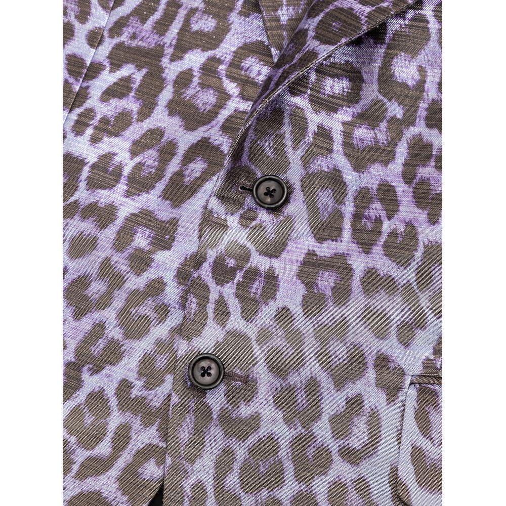 Tom Ford Purple Viscose Suit & Blazer TO-8686663-IT50 | L