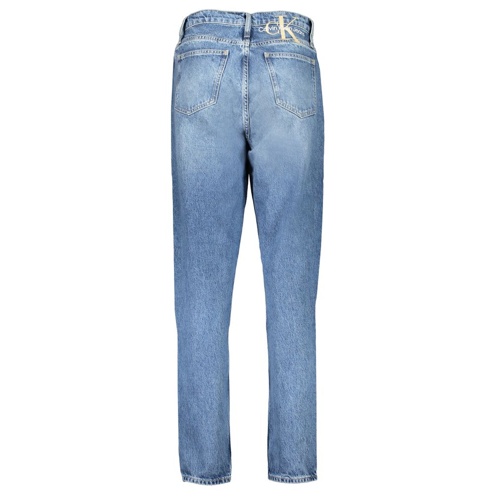 Calvin Klein Blue Cotton Women's Jeans