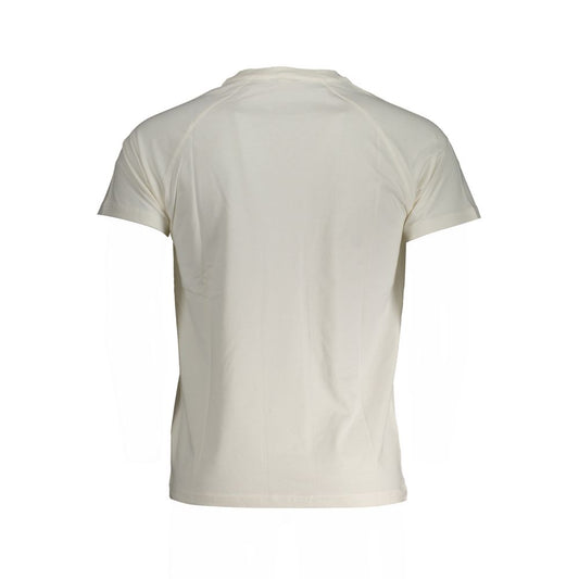 K-WAY White Cotton T-Shirt K-WAY Gray