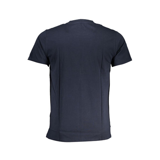 Cavalli Class Blue Cotton T-Shirt Cavalli Class Dark Slate Gray