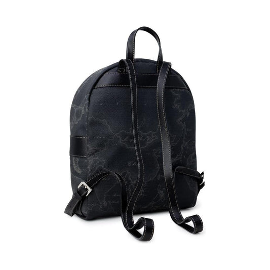 Alviero Martini Prima Classe Black Leather Backpack