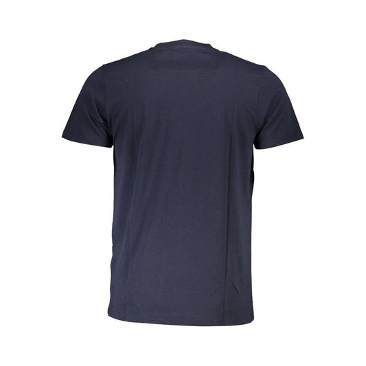 Cavalli Class Blue Cotton T-Shirt Cavalli Class Dark Slate Gray