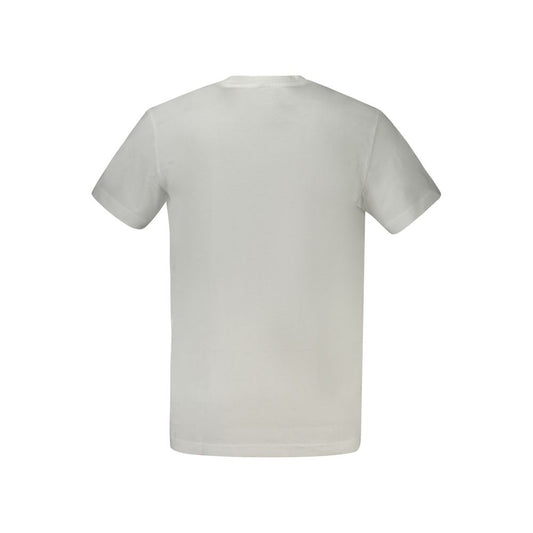 Calvin Klein White Cotton Men T-Shirt Calvin Klein Gray