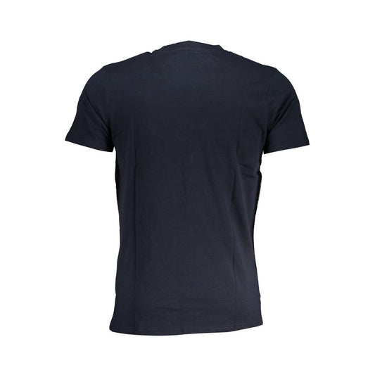 Cavalli Class Blue Cotton T-Shirt Cavalli Class Dark Slate Gray