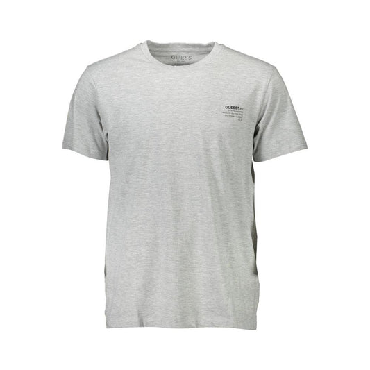 Guess Jeans Gray Cotton Men T-Shirt Guess Jeans Gray