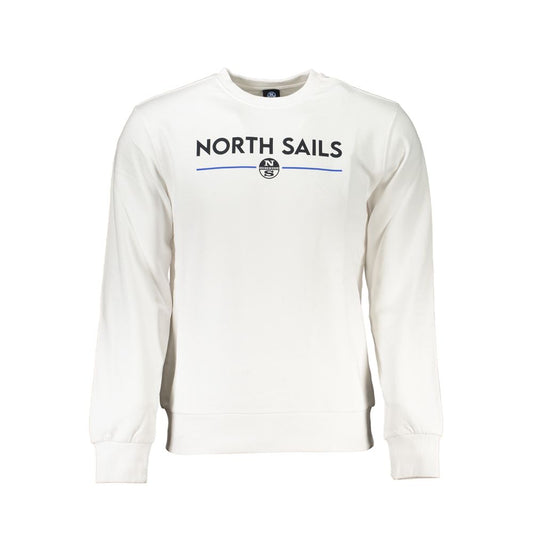North Sails White Cotton Sweater North Sails White Smoke