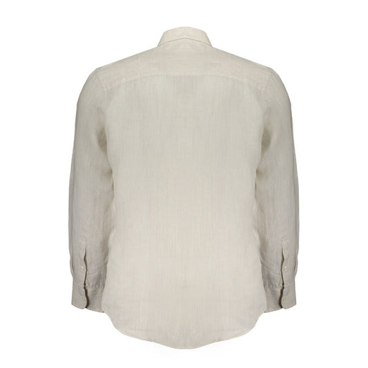 North Sails Beige Linen Shirt North Sails Gray