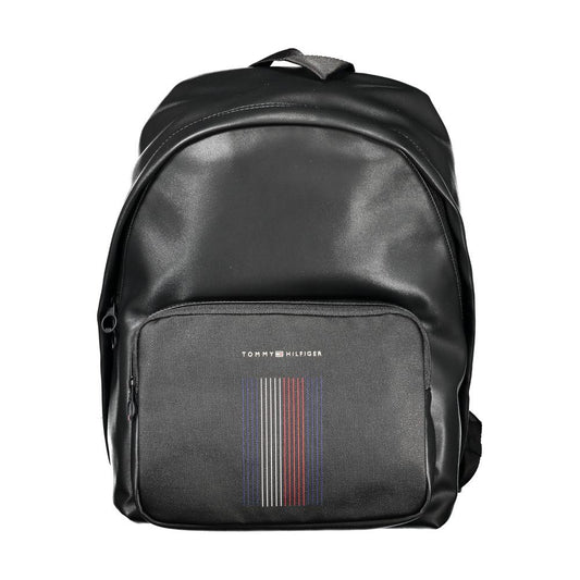 Tommy Hilfiger Black Polyester Backpack Tommy Hilfiger Dark Slate Gray