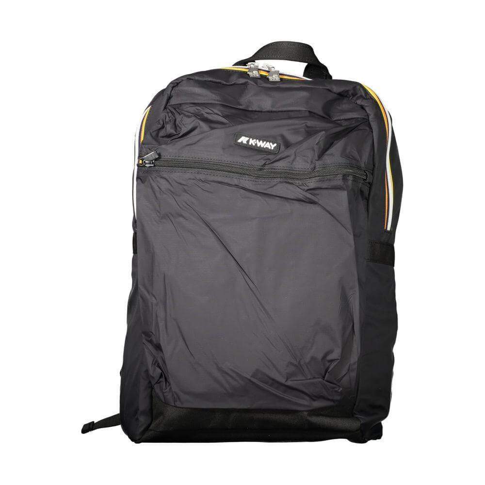 Front view with bag zipped and handles upright.