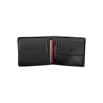 Tommy Hilfiger Black Leather Men Wallet TO-38155