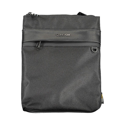 Calvin Klein Black Polyester Men Shoulder Bag Calvin Klein Dark Slate Gray