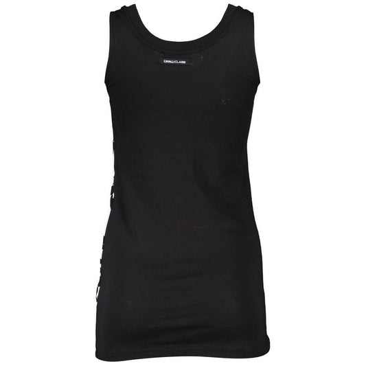 Cavalli Class Black Cotton Women Top Cavalli Class Black