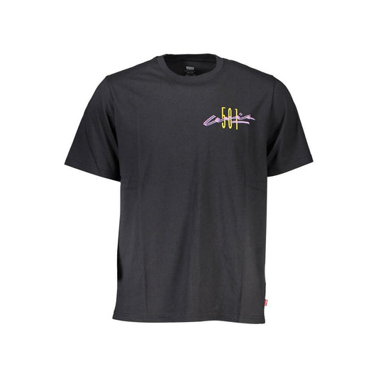 Levi's Black Cotton T-Shirt Levi's Dark Slate Gray