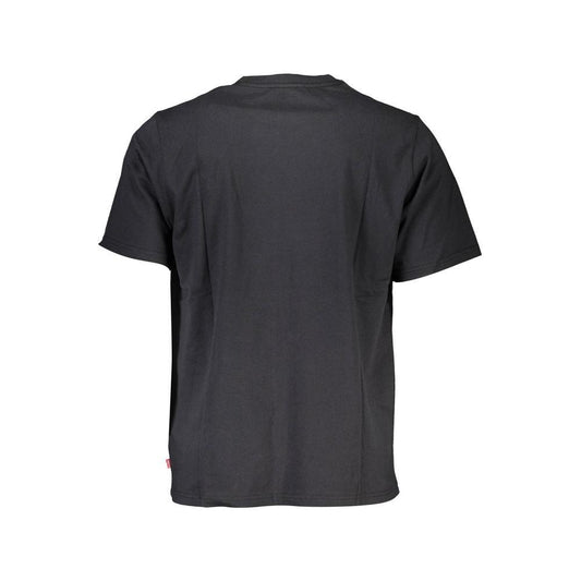 Levi's Black Cotton T-Shirt Levi's Dark Slate Gray