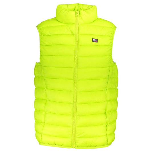 Norway 1963 Sleek Sleeveless Green Polyamide Jacket Norway 1963 Green Yellow