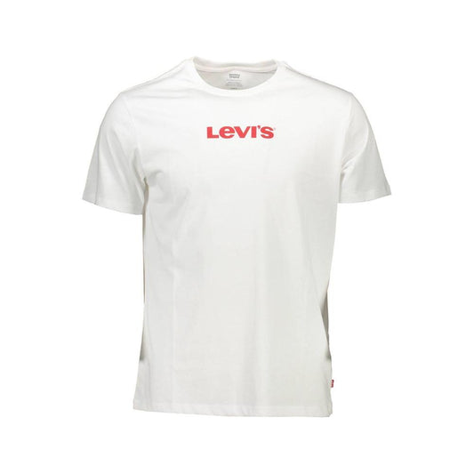 Levi's White Cotton Men T-Shirt Levi's Beige