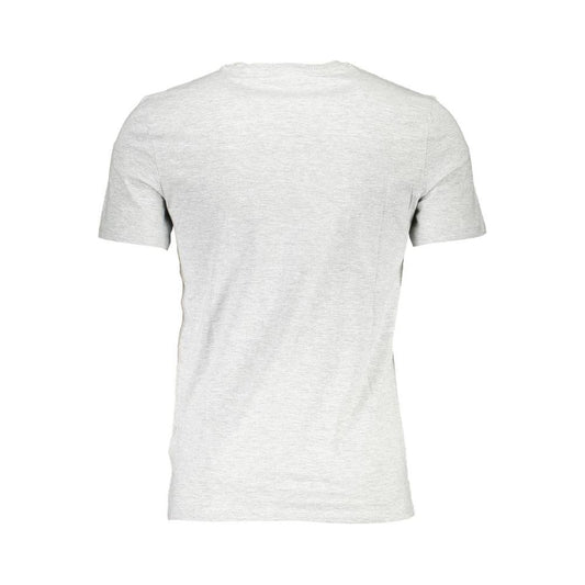 Guess Jeans Gray Cotton Men TShirt Guess Jeans Lavender