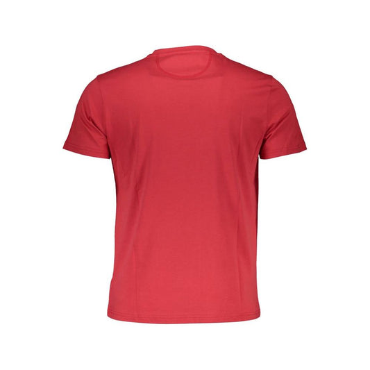 La Martina Red Cotton Men T-Shirt La Martina Maroon