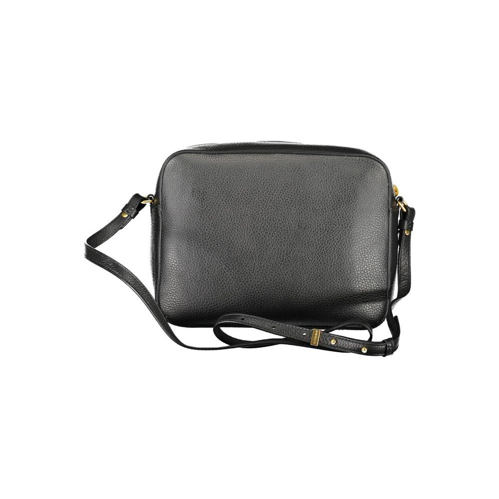 Front view with bag zipped and handles upright.