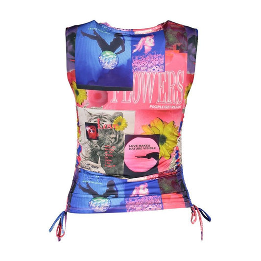 Desigual Blue Acetate Women Top Desigual Rosy Brown