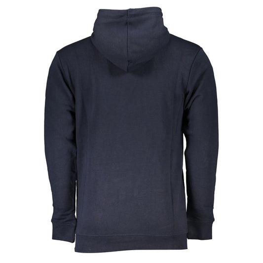 Cavalli Class Blue Cotton Men Sweater Cavalli Class Dark Slate Gray