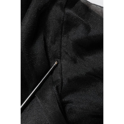 Dolce & Gabbana Black Logo Knitted Crewneck Pullover Sweater