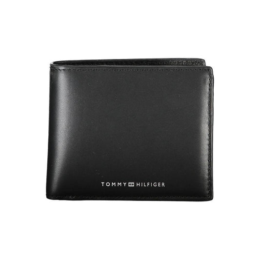 Tommy Hilfiger Sleek Black Leather Wallet for the Modern Man Tommy Hilfiger Dark Slate Gray