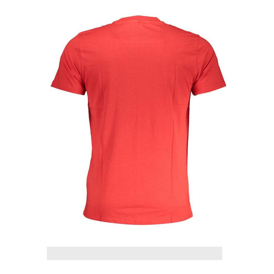Cavalli Class Red Cotton T-Shirt