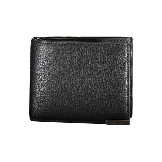 Calvin Klein Black Leather Men Wallet