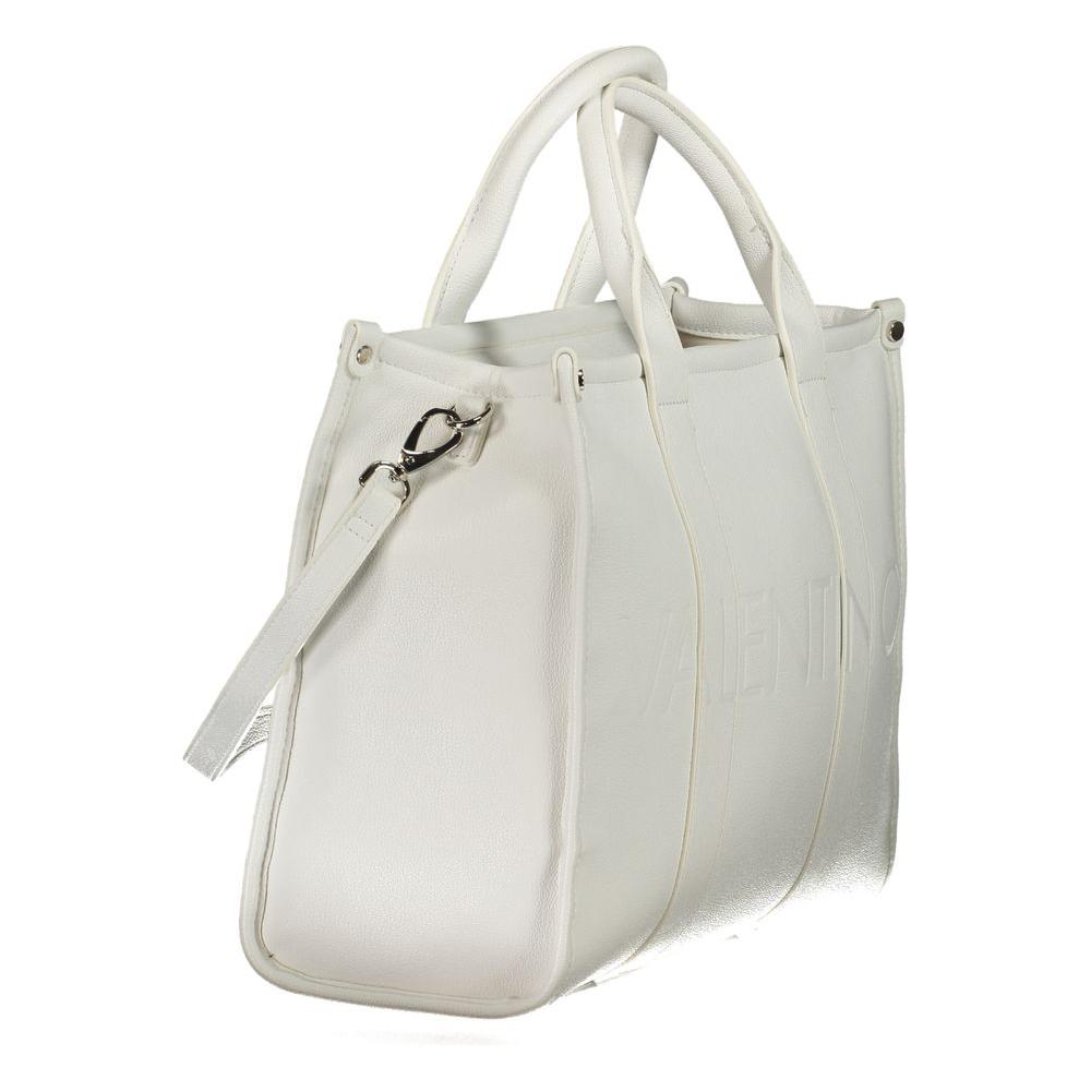 Front view with bag zipped and handles upright.