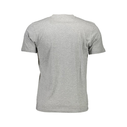 Sergio Tacchini Gray Cotton Men T-Shirt