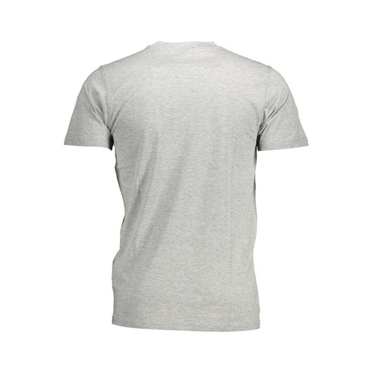 Sergio Tacchini Gray Cotton Men T-Shirt