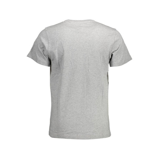Tommy Hilfiger Gray Cotton Men T-Shirt