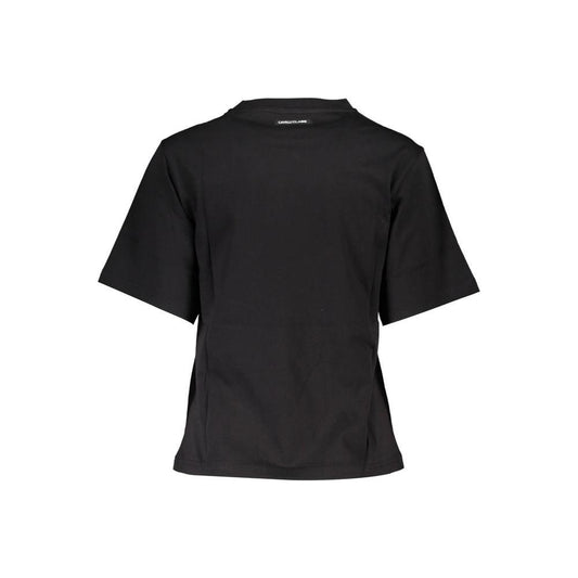 Cavalli Class Black Cotton Women T-Shirt