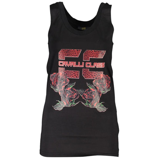 Cavalli Class Black Cotton Women Top