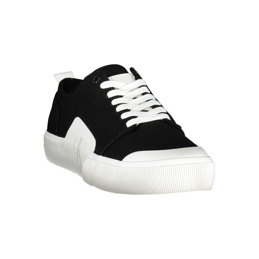 Calvin Klein Black Cotton Men Sneaker