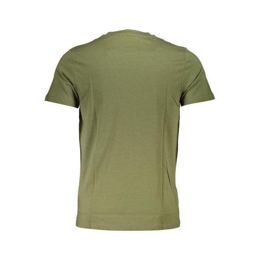 Cavalli Class Green Cotton T-Shirt