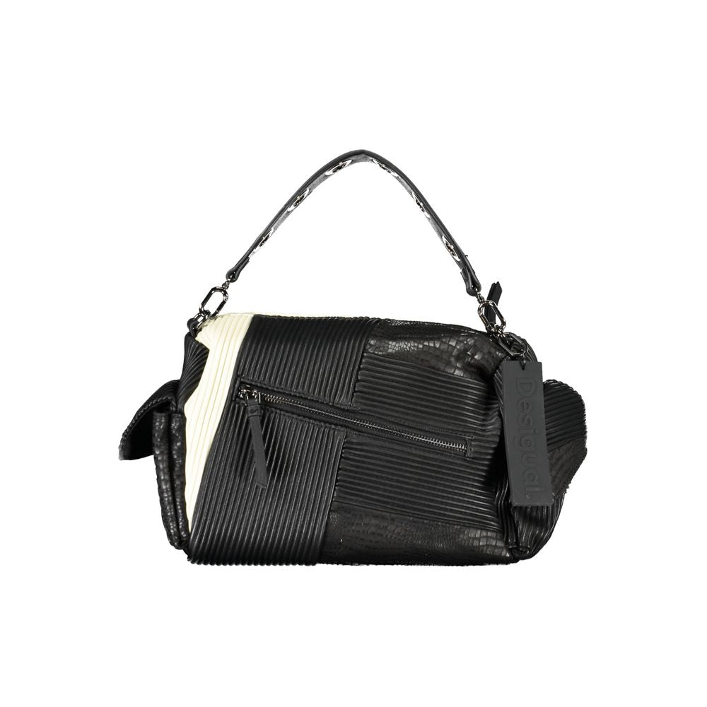 Front view with bag zipped and handles upright.