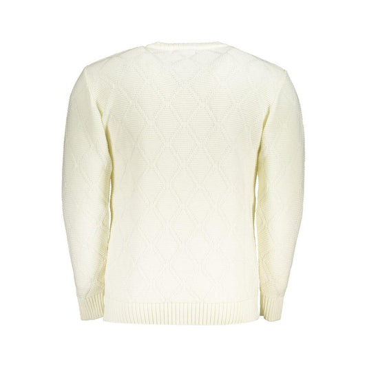 U.S. Grand Polo White Fabric Sweater