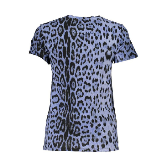 Cavalli Class Light Blue Cotton Women Top