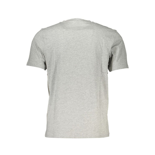 North Sails Gray Cotton Men T-Shirt